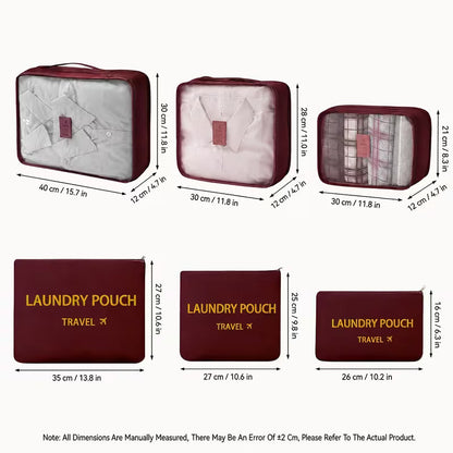 6pcs Travel Storage Set